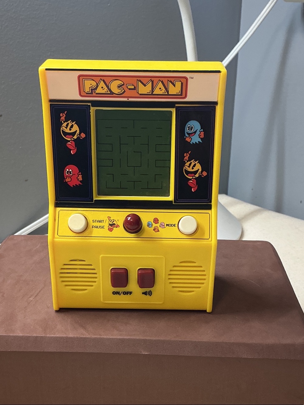 Pac-Man Portable Handheld Game Console in Yellow